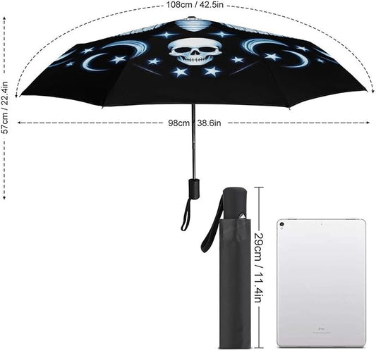 Fashion 3 Fold Sunny Rain Sunscreen Umbrella Portable Automatic Umbrella