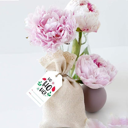 Andaz Press Christmas Holiday Season Classic Gift Tags, Ho Ho Ho! Merry Christmas to from Classic Favor Tags, for Holiday Events, Parties, and Favors, 60-Pack