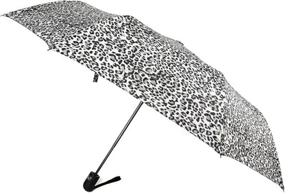 Nollia Windproof Automatic Travel Umbrella, Compact Portable with Reinforced Ribs for Sun & Rain