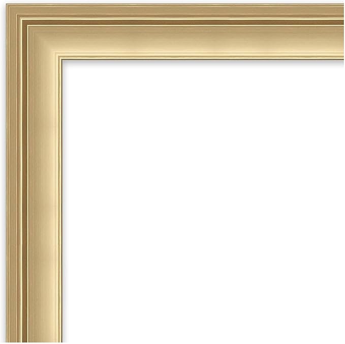 Kate and Laurel Framed Wall Art Print Romantic Blooms by Mary Sparrow, 42 x 22, Florence Gold Frame, Traditional, Flower Art for Wall Decor