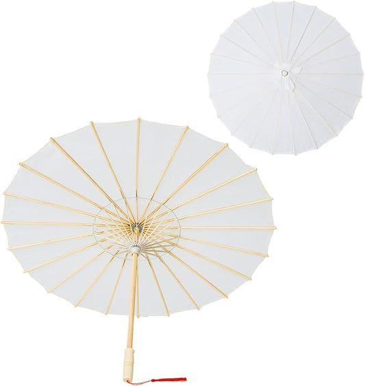 Chinese Japanese Handmade Parasol Umbrella,Asian Decoration DIY Art Dance Classical Umbrella for Wedding Parties Photography Costumes Cosplay
