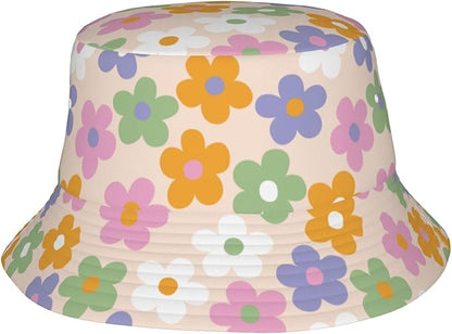 Mushrooms Skulls Cool Bucket Hat Beach Sun Hat Beach Fishing Hat for Men Women