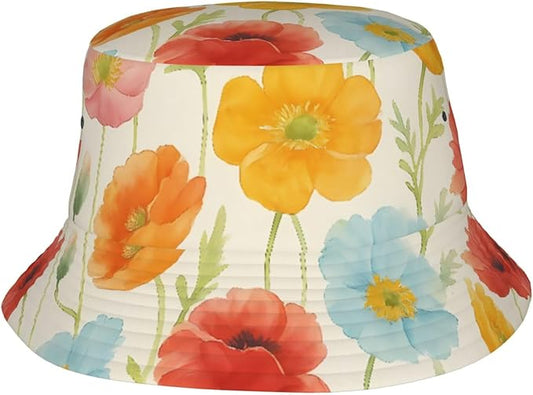 Cute Potted Cactus Bucket Hat Novelty Sun Hats Trendy Fisherman Cap for Men and Women