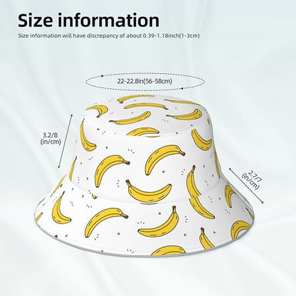Bucket Hat Double-Side-Wear Reversible Sun Hat Beach Travel Hiking for Women Men