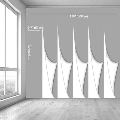 Floral Forest Wall Murals Peel and Stick Forest murals Removable Waterproof Large Wallpaper for Living Room Bedroom (Color-14, 118×82 inch)