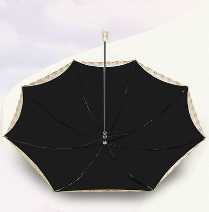 Honeystore Flower Lace Parasols for Wedding Party Lace Bridal Umbrella