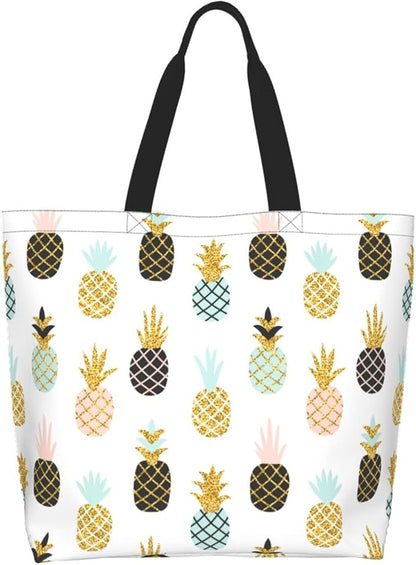 Sunflower Tote Bag For Women, Waterproof Shoulder Bags Big Reusable Grocery Handbag For Shopping Picnic Work Beach