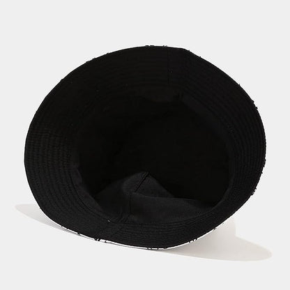 Mashiaoyi Unisex Print Double-Side-Wear Reversible Bucket Hat