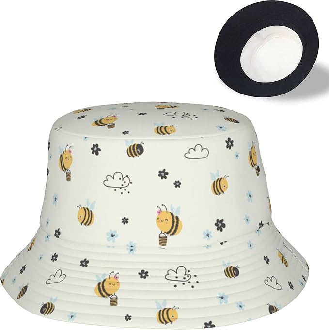 Bucket Hats for Women Sun Beach Travel Cap Unisex Men Bucket Hat