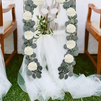 200pcs Ivory Artificial Foam Rose Flower Head, 3-Inch Fake Flower Heads Stemless Flowers for DIY Crafts,Wedding Bouquets Centerpieces Arrangements Party Baby Shower Home Decor (Ivory)