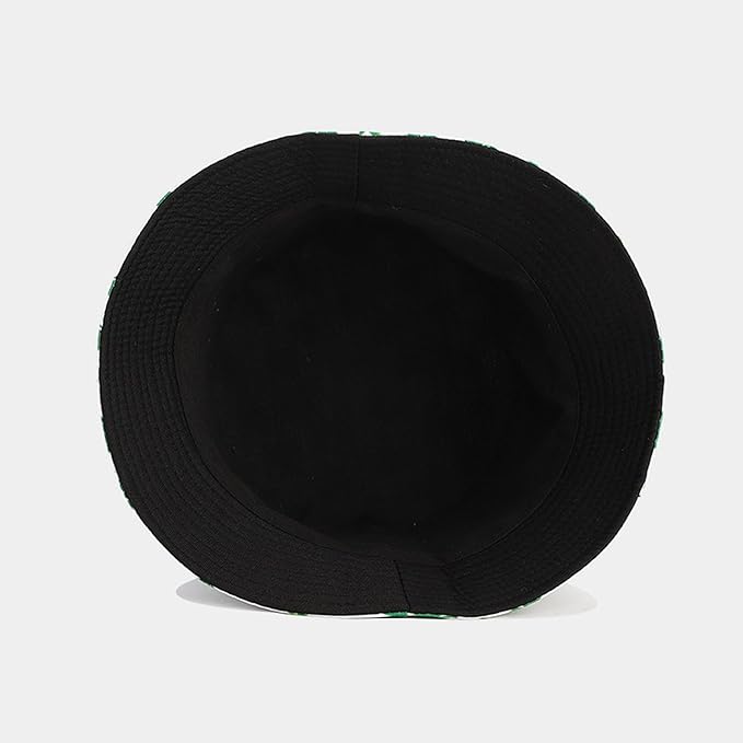Mashiaoyi Unisex Print Double-Side-Wear Reversible Bucket Hat