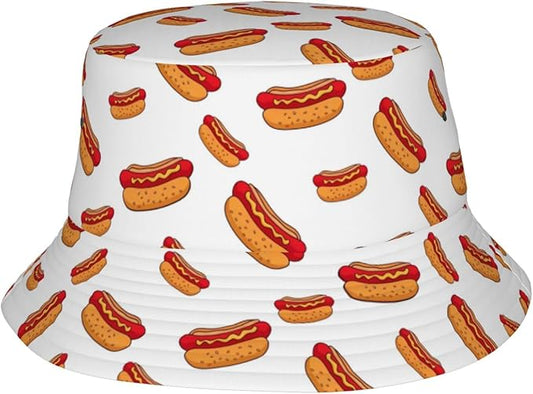 Bucket Hat for Women Men, Summer Print Hat Travel Packable Sun Cap Outdoor Hat for Women and Men