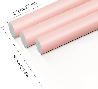 WRAPAHOLIC 20 Sheets Flower Wrapping Paper - 22.4 x 22.4 inch Pink White Color Water-Resistant Floral Bouquet Wrapping Paper, Florist Supplies Packaging for Wedding Birthday Gift DIY