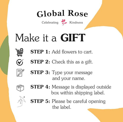 GlobalRose 100 Red Roses Bouquet - Responsibly Sourced Roses Fresh Flowers - Hand-Picked Flowers Fresh Bouquet for Mother's Day, Birthday & Special Occasions (4 Bunches of 25 Stems)