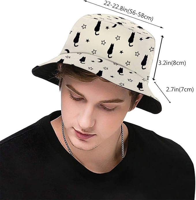 Bucket Hat Summer Beach Fisherman Cap Packable Sun Hats