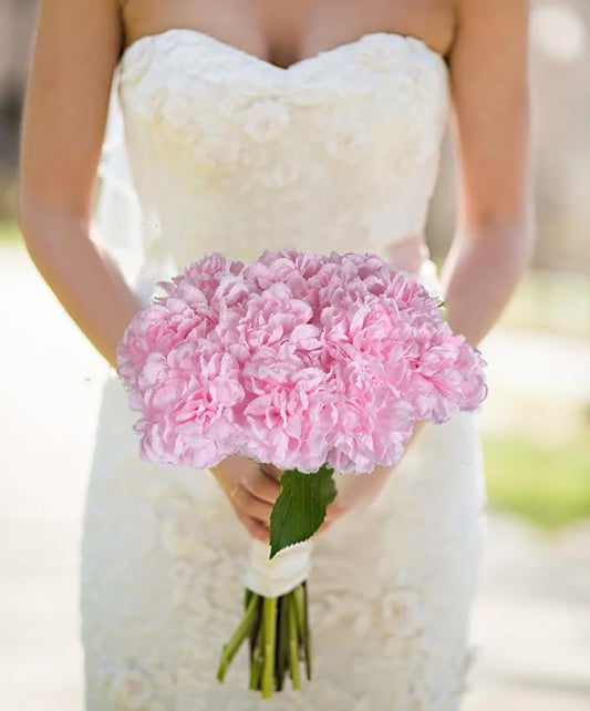 Pink Carnations Artificial Flowers 15PCS Carnations Flowers Silk Flowers 21.25in Fake Flowers for Wedding Home Table Centerpieces Floral Arrangements(Light Pink)