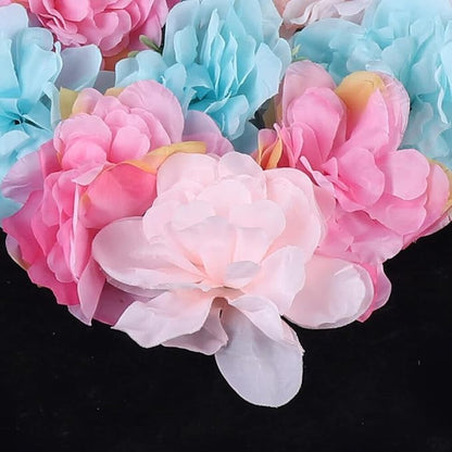 CNCEST 12Pcs Flower Panels,15.7"x 23.6" Artificial Flower Wall Panel, Flower Backdrop Wall for Home Party Wedding Christmas Festival Photo Backgdrop Decor (Colorful-12pcs)