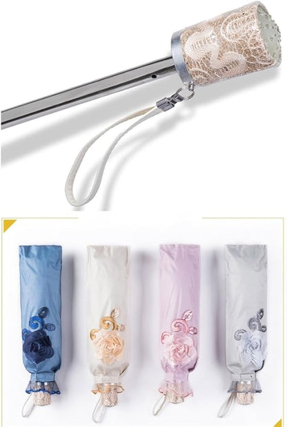 Honeystore Flower Lace Parasols for Wedding Party Lace Bridal Umbrella