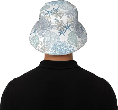 Hat Reversible Fisherman Hats Double Sided Wearing for Women Men Boys Girls