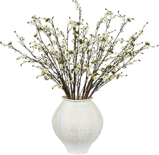 Melorca&Guilla Artificial Plants,6PCS 37.5" Green Faux Branches for Vase,Faux Greenery Stems Fake Plants Artificial Plants & Flowers for Shop Garden Office Home Décor (6, Greenery Stems 01)