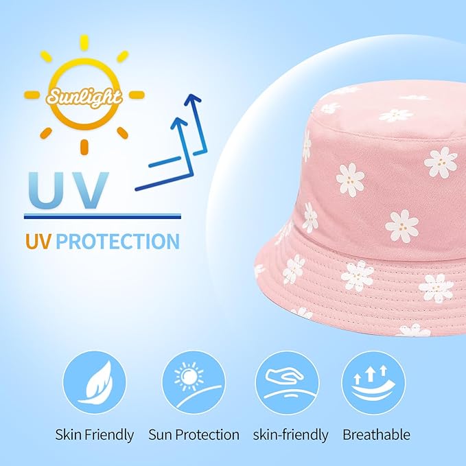 Bucket Hats for Women Man Cute Sun Beach Fisherman Hats