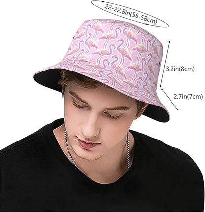 Bucket Hat Summer Beach Fisherman Cap Packable Sun Hats