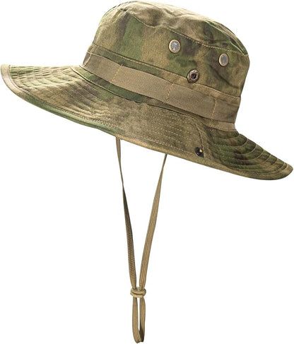 Sun Hats for Men Women Boonie Hat UPF 50+ Bucket Hat Wide Brim UV Protection Fishing Hiking Safari Outdoor Hats