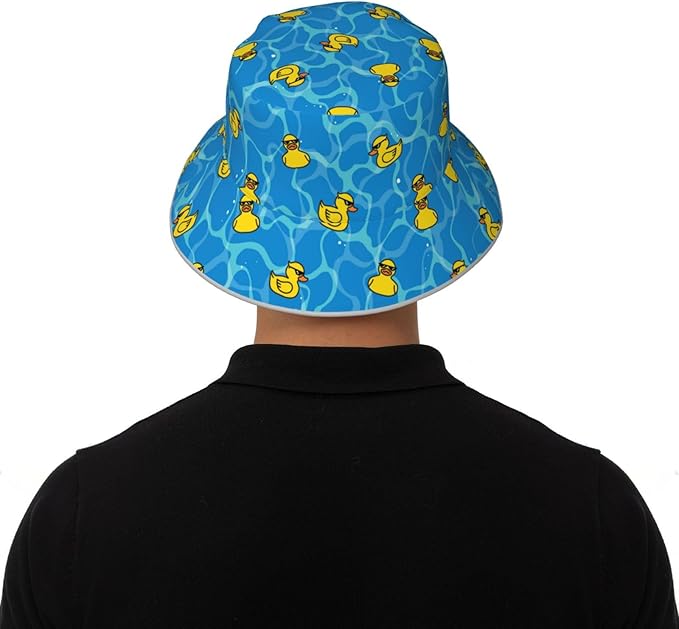 Hat Reversible Fisherman Hats Double Sided Wearing for Women Men Boys Girls