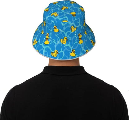 Hat Reversible Fisherman Hats Double Sided Wearing for Women Men Boys Girls