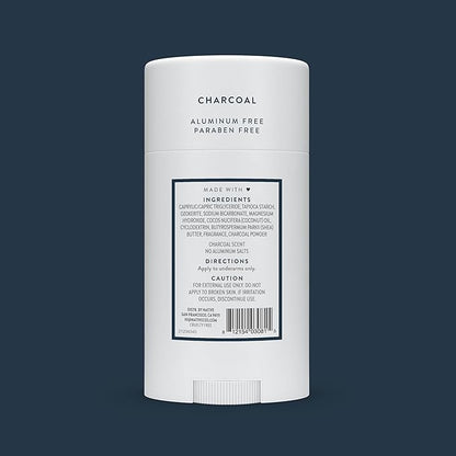 Native Deodorant | Natural Deodorant for Men, Aluminum Free with Baking Soda, Probiotics, Coconut Oil and Shea Butter | Charcoal