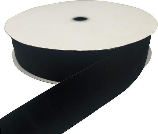 10 Yards Velvet Ribbon Spool (Black, 2")