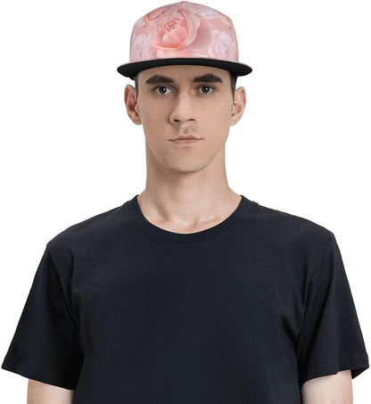 Rose Baseball Cap Adjustable Flower Baseball Caps Womens Hat Rose Flower Baseball Hats for Women Outdoor
