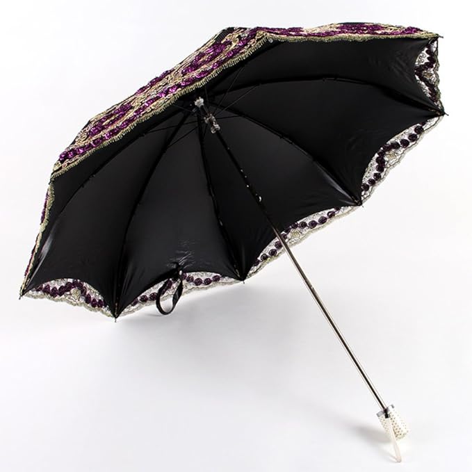Honeystore Flower Lace Parasols for Wedding Party Lace Bridal Umbrella