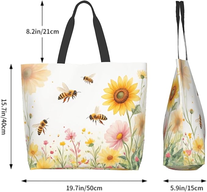 Shoulder Bag Large Reusable Eco-friendly Shopping Bags Portable Storage Handbag