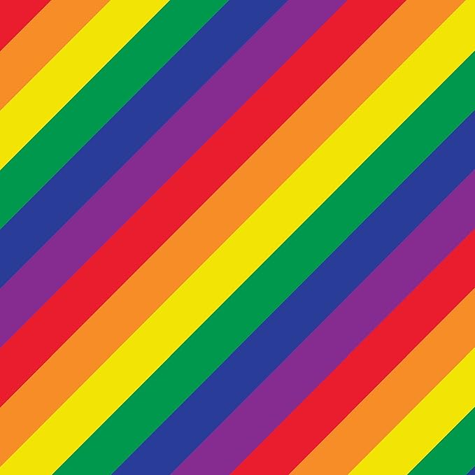 Jillson Roberts Bulk Gift Wrap, Everyday Gift Wrapping Supplies, Rainbow Stripe, Full Ream 833 feet x 30 inches