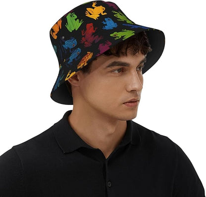 Cute Potted Cactus Bucket Hat Novelty Sun Hats Trendy Fisherman Cap for Men and Women