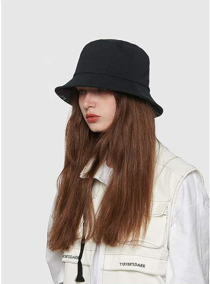 Malaxlx Unisex Bucket Hat Beach Sun Hat Aesthetic Fishing Hat for Men Women Teens, Reversible Double-Side-Wear