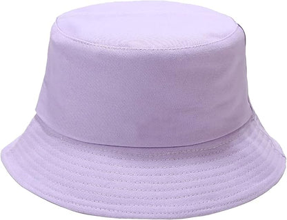 Malaxlx Unisex Bucket Hat Beach Sun Hat Aesthetic Fishing Hat for Men Women Teens, Reversible Double-Side-Wear