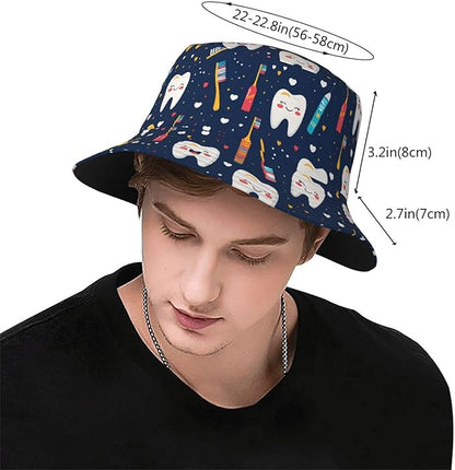 I Love U Bucket Hat Novelty Sun Hats Trendy Fisherman Cap for Men and Women