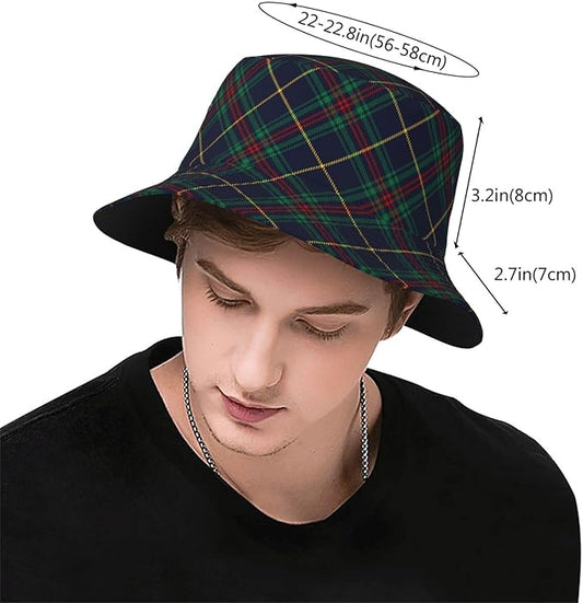 Cartoon Bucket Hat Summer Beach Travel Sun Hat Packable Fisherman Cap for Men Women