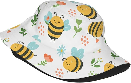 Christmas Navy Blue Tree Bucket Hat Novelty Sun Hats Trendy Fisherman Cap for Men and Women