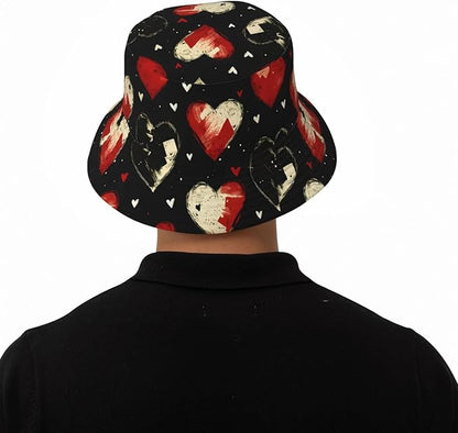 Rustic Autumn Cows and Pumpkins Bucket Hat Novelty Sun Hats Trendy Fisherman Cap for Men and Women