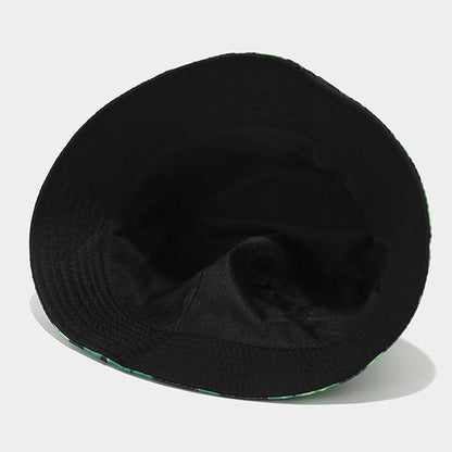 Bucket Hat for Women Men, Cotton Reversible Double Side Wear Sun Hats Beach Fisherman Hat