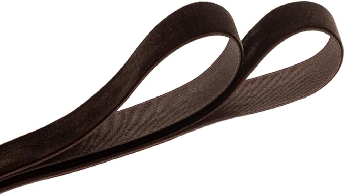 Vintage Brown Velvet Ribbon Chocolate Christmas Ribbon for Gift Wrapping Crafts Christmas Tree Ornaments Garland Decorations, 1 Inch X 25Yd