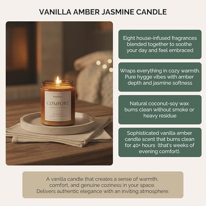 Thinking of You Gifts for Women | Sympathy Gift Basket with Candle, Body Oil, Soap, Mist, Roller. Care Packages for Women, Unique Bereavement Gifts, Hug in a Box, Condolences Gift Basket for Loss.