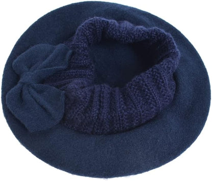 VECRY Women's 100% Wool Bucket Hat Felt Cloche Beret Dress Winter Beanie Hats