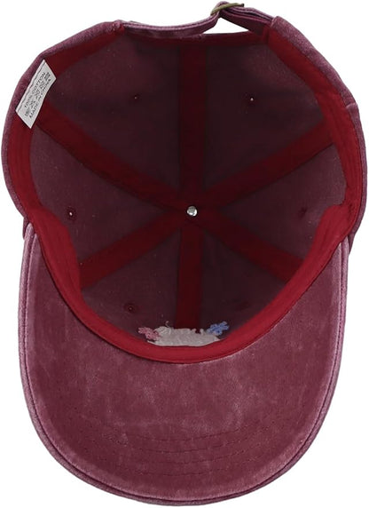 Life is Better in The Garden Hat for Women, Adjustable Embroidered Cotton Gardening Baseball Cap