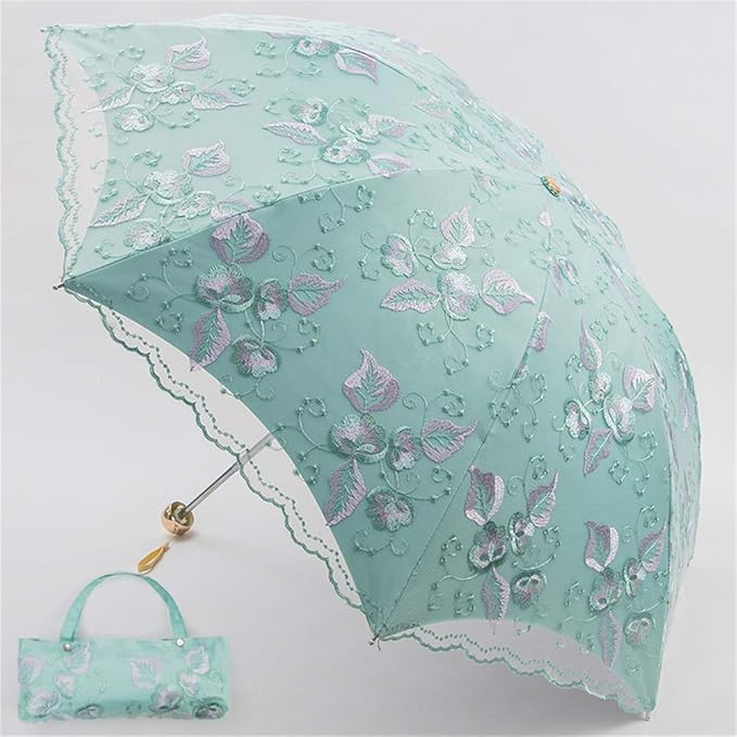 Honeystore Flower Lace Parasols for Wedding Party Lace Bridal Umbrella