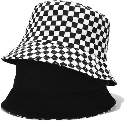 XYIYI Cute Bucket Hat Beach Fisherman Hats for Women, Reversible Double-Side-Wear