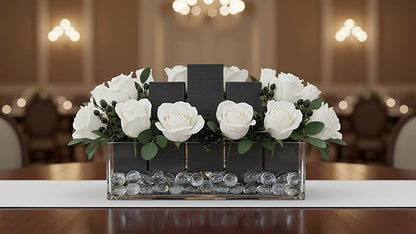 XCEL Floral Foam Blocks - Reusable, Weather Resistant Craft Foam - Perfect for Fresh & Artificial Flower Arrangements, Florist Foam, Planter Boxes, Home Decor & Florist Supplies 4pk 9x3x3